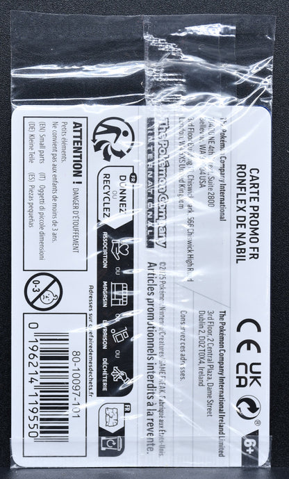 Pokemon TCG Hop'S Snorlax Ronflex de Nabil 117/159 FR Gamestop Stamped Sealed