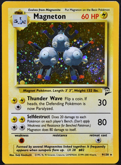 Pokémon Magneton 009/130 Base Set 2 MP