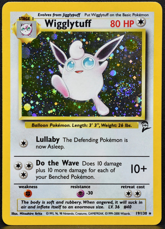 Pokémon Wigglytuff 019/130 Base Set 2 LP