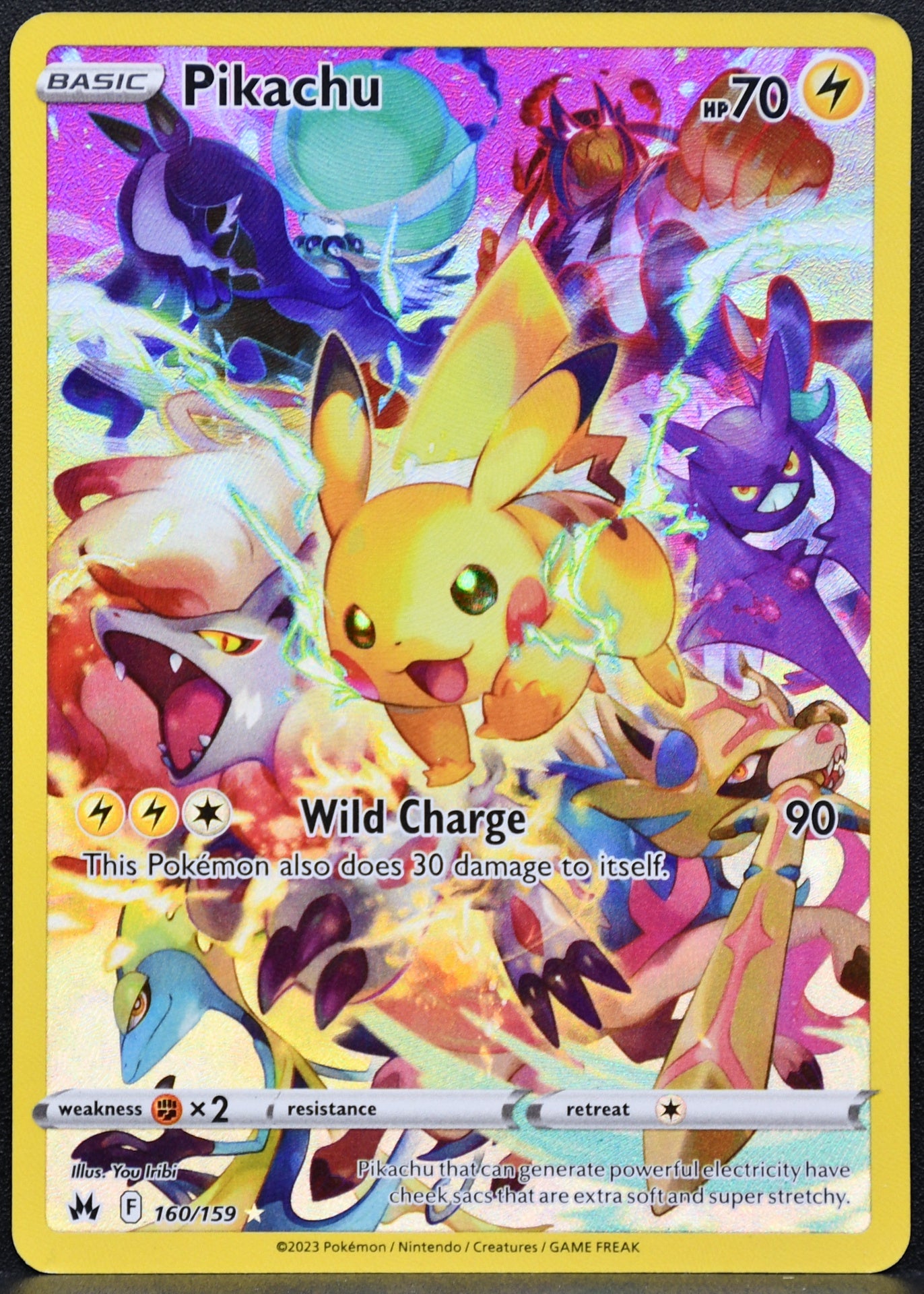 Pikachu Secret (160/159) - SWSH: Crown Zenith - NM