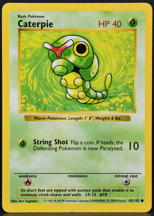 Caterpie (045/102) - Base Set - MP