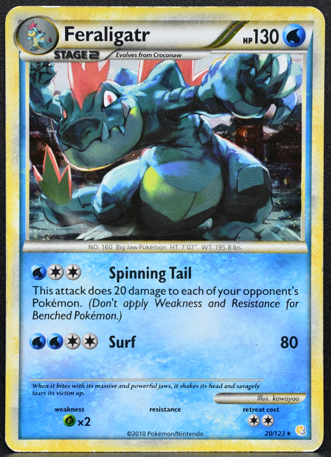 Feraligatr (20/123) HeartGold SoulSilver - HP