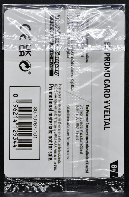 Pokemon TCG Yveltal EB Games stamped 088/132 Mega Evolutions Sealed