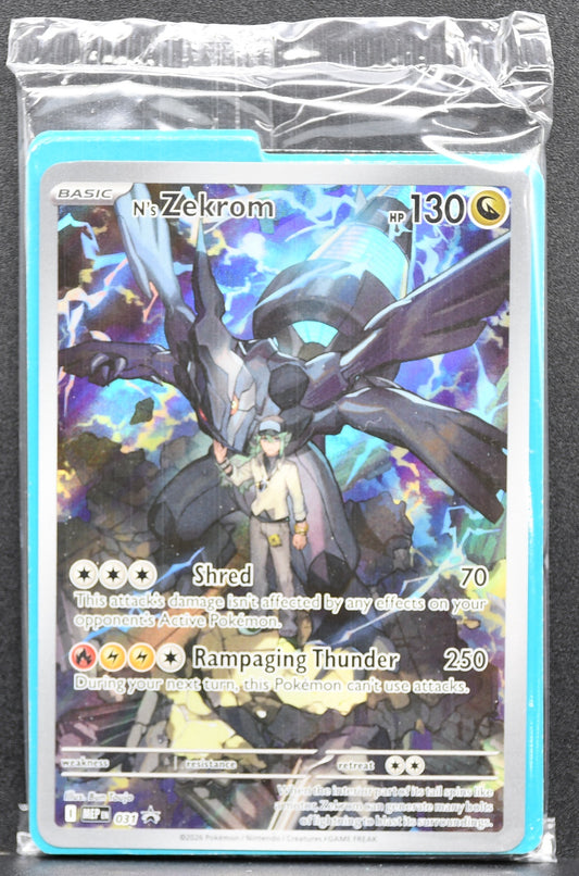 Pokemon TCG N's Zekrom 031 Mega Evolutions Promo Sealed NM