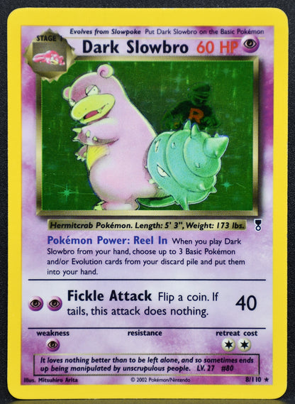 Pokemon TCG Dark Slowbro 008/110 Legendary Collection Holofoil LP