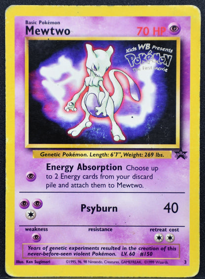 Pokemon TCG Mewtwo (Movie Promo) 03/53 WoTC Promo Normal DM
