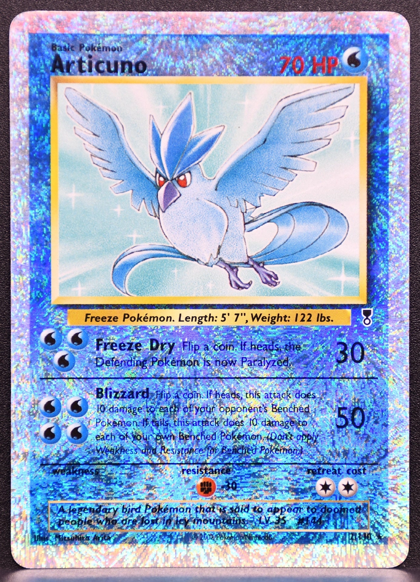 Pokemon TCG Articuno 002/110 Legendary Collection Reverse Holofoil MP