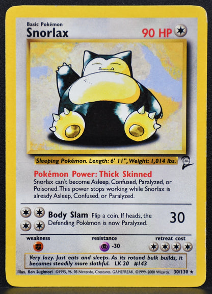 Pokemon TCG Snorlax 030/130 Base Set 2 Normal MP