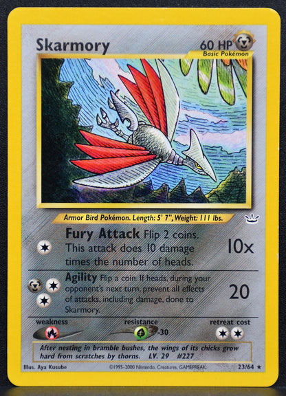 Pokemon TCG Skarmory 23/64 Neo Revelation Unlimited LP