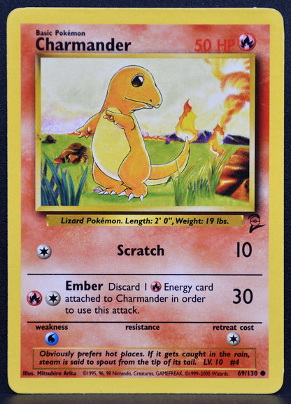 Pokemon TCG Charmander 069/130 Base Set 2 Normal MP