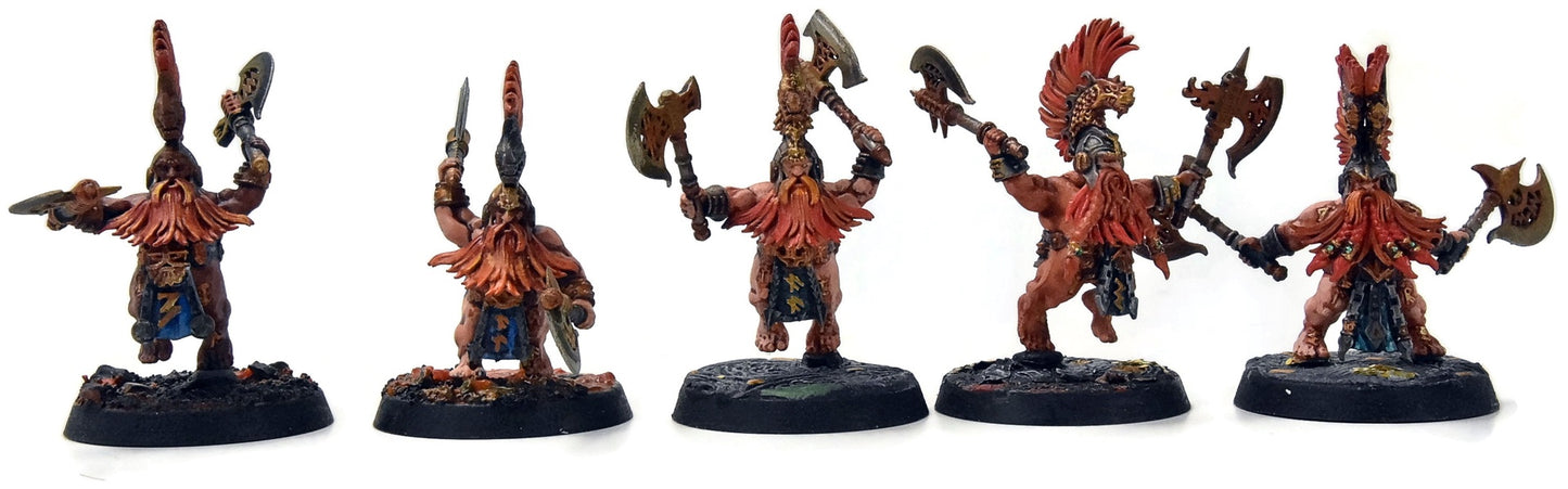 FYRESLAYERS 10 Vulkite Berzerkers #1 WELL PAINTED Sigmar