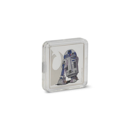AGORO Star Wars Allies - Luke Skywalker & R2-D2 1oz Silver Medallion