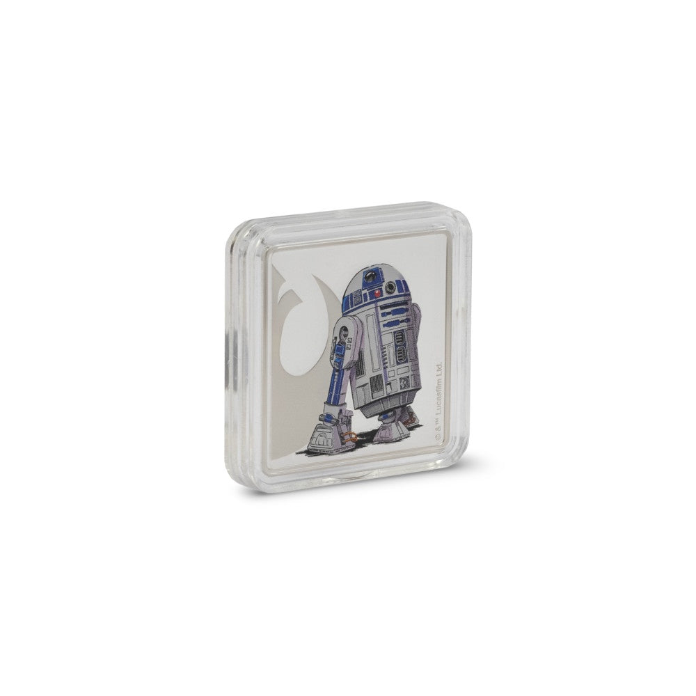 AGORO Star Wars Allies - Luke Skywalker & R2-D2 1oz Silver Medallion