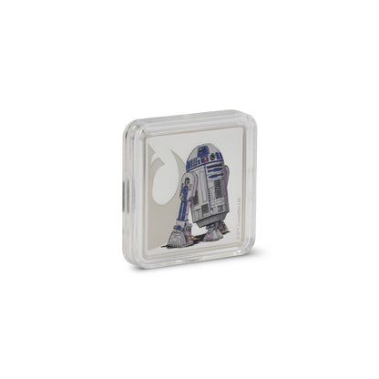 AGORO Star Wars Allies - Luke Skywalker & R2-D2 1oz Silver Medallion