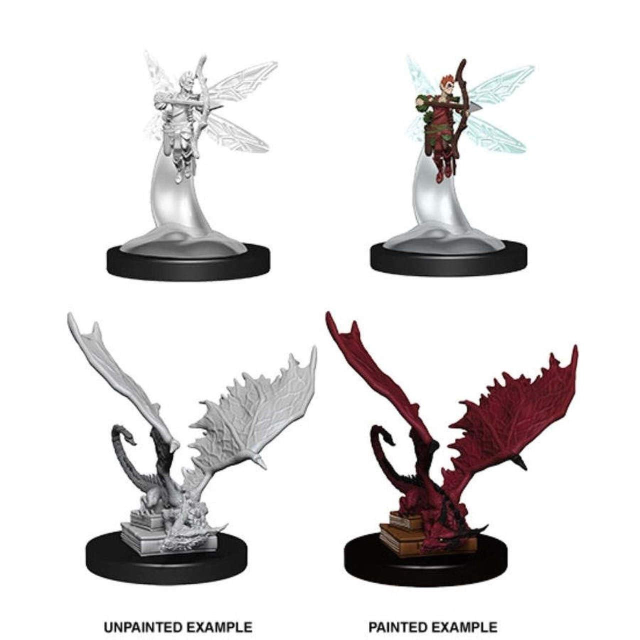 D&D Unpainted Minis Wv9 Sprite And Pseudodragon