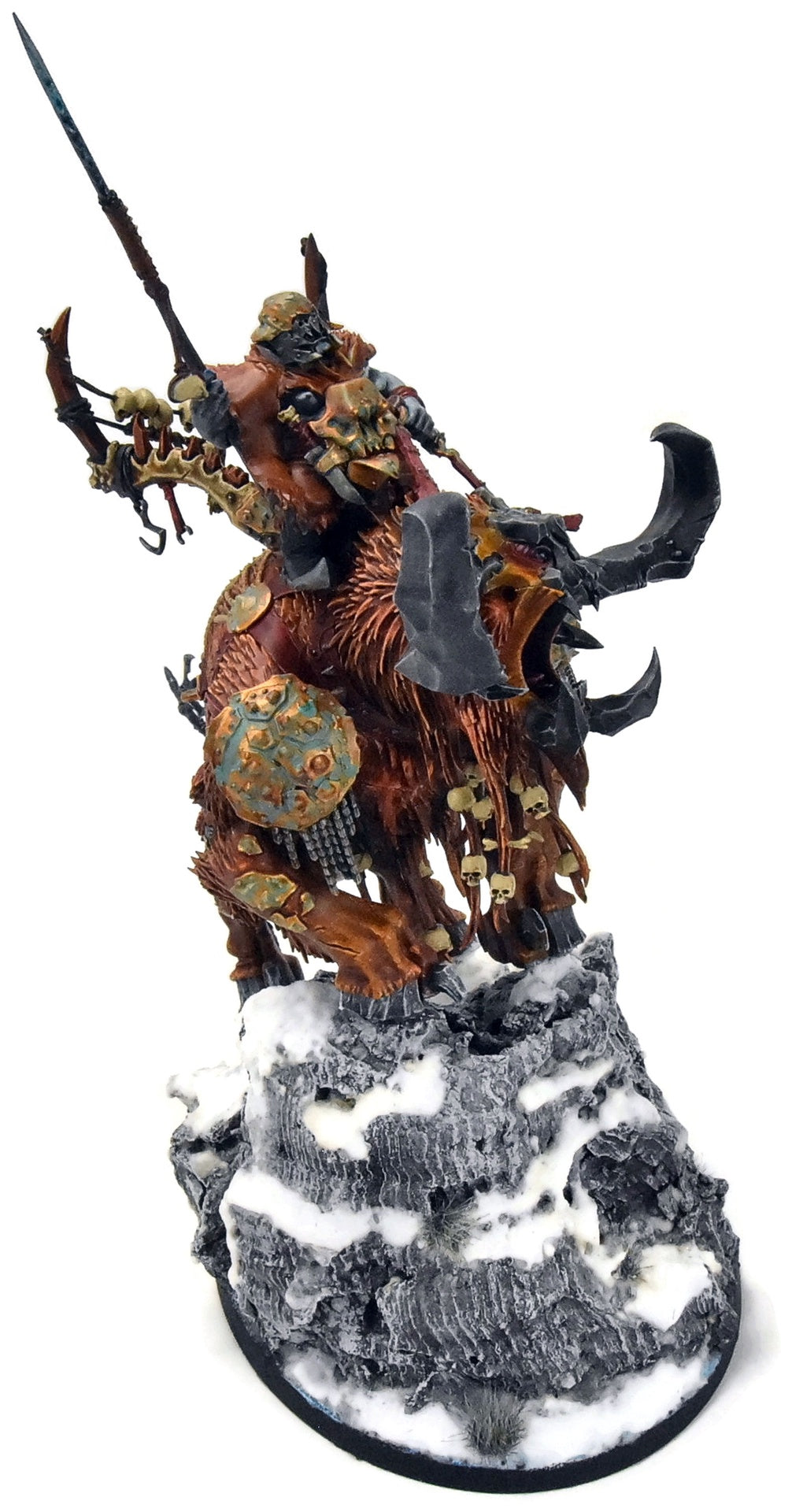 OGOR MAWTRIBES Frostlord on Stonehorn #4 WELL PAINTED Warhammer Sigmar