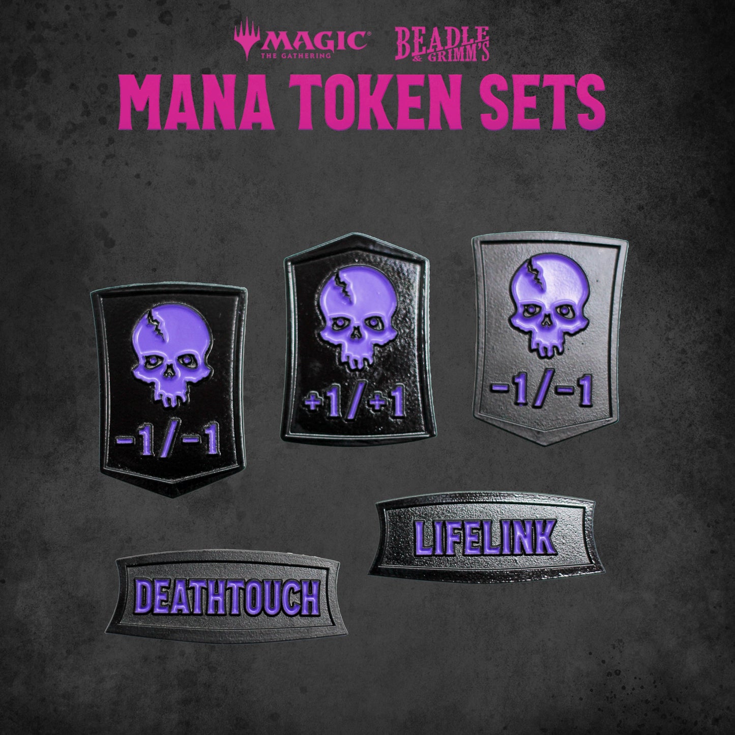Beadle & Grimms Mtg Mana Token Set Black