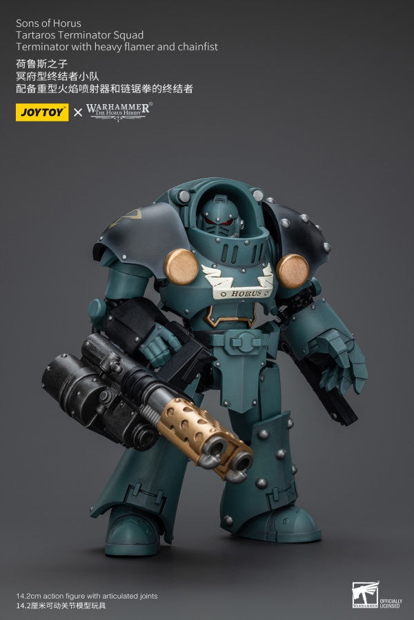 Tartaros Terminator Squad Terminator With Heavy Flamer And Chainfist Joy Toy