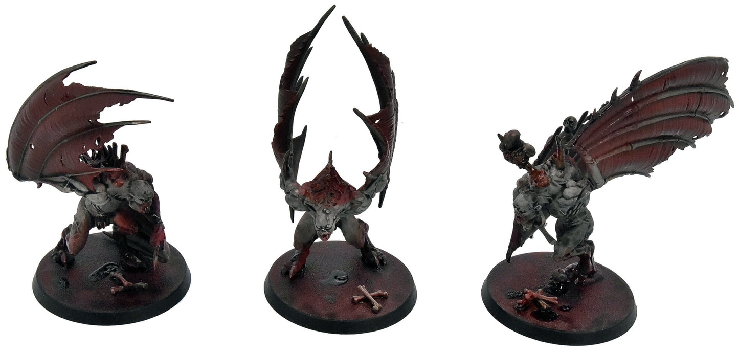 FLESH-EATER COURTS 3 Crypt Flayers #1 WELL PAINTED Warhammer Sigmar