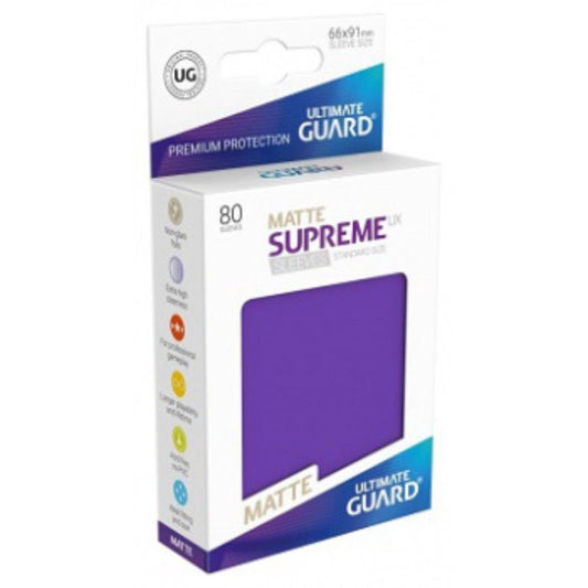Ultimate Guard Sleeves Supreme Ux Matte Purple 80Ct