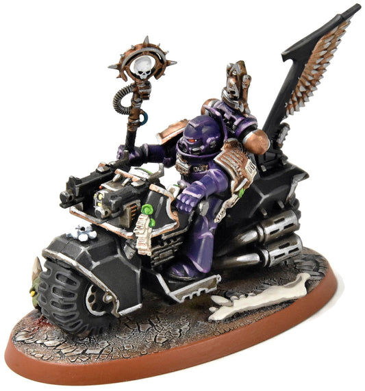SPACE MARINES Librariran on Bike #1 PRO PAINTED Warhammer 40K