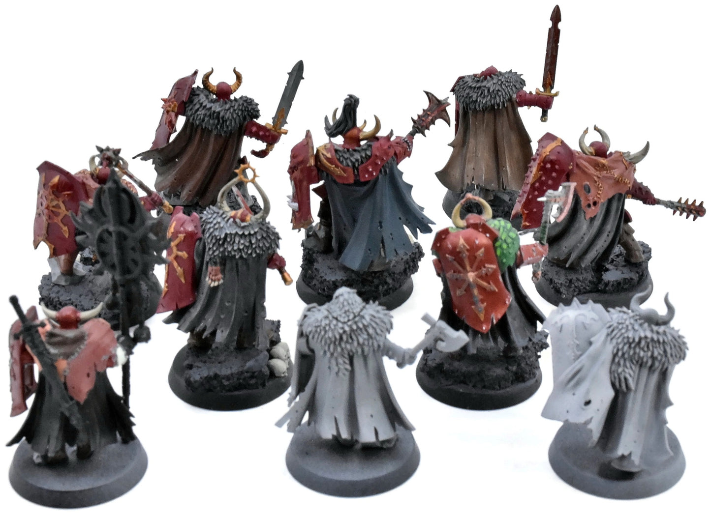 DISCIPLES OF TZEENTCH 10 Chaos Warriors #2 Warhammer Sigmar