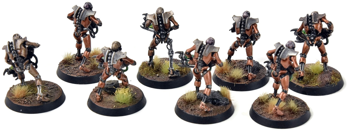 NECRONS 8 Warriors #3 WELL PAINTED Warhammer 40K
