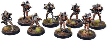 NECRONS 8 Warriors #3 WELL PAINTED Warhammer 40K