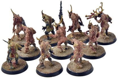 MAGGOTKIN OF NURGLE 10 Plaguebearers #3 WELL PAINTED Sigmar