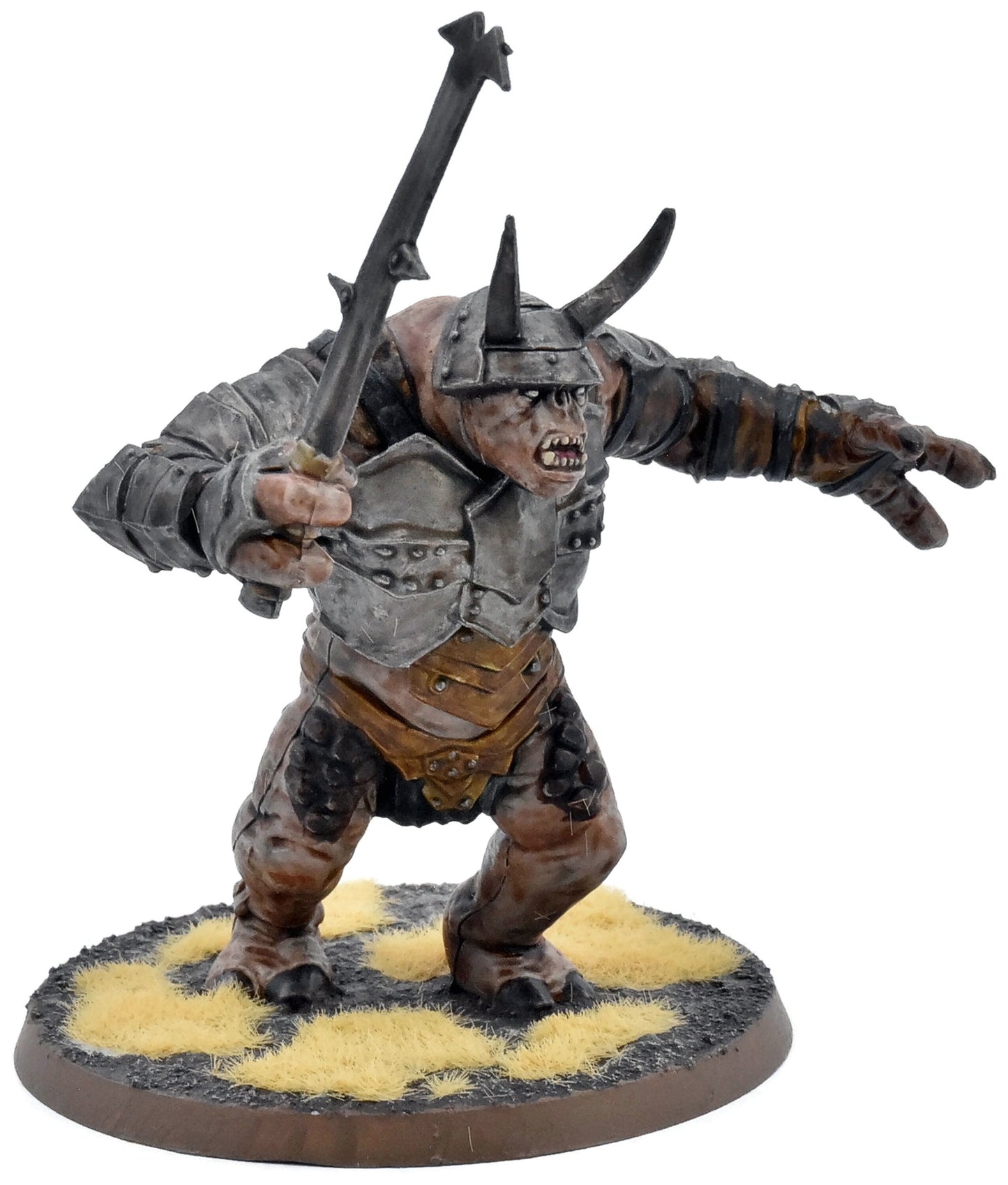 LOTR Mordor Troll Isengard #2 WELL PAINTED Middle Earth Strategy Battle Game