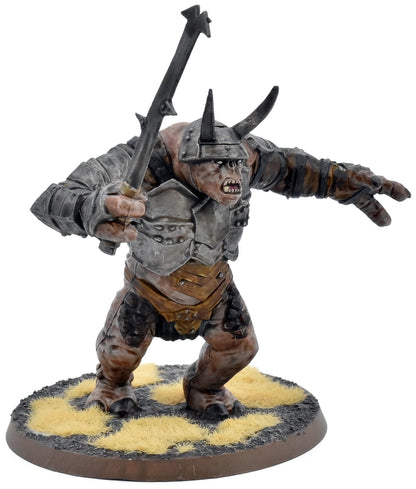 LOTR Mordor Troll Isengard #2 WELL PAINTED Middle Earth Strategy Battle Game