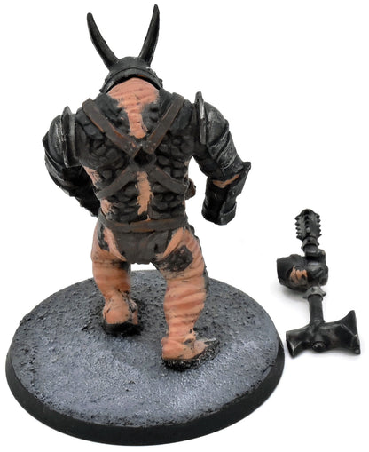 LOTR Mordor Troll #1 Middle Earth Strategy Battle Game WELL PAINTED