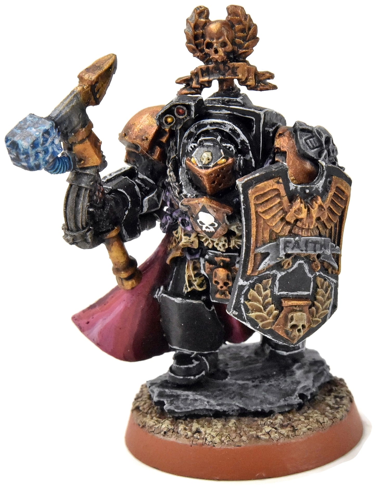 SPACE MARINES Captain in Terminator Armor #1 PRO PAINTED Warhammer 40K