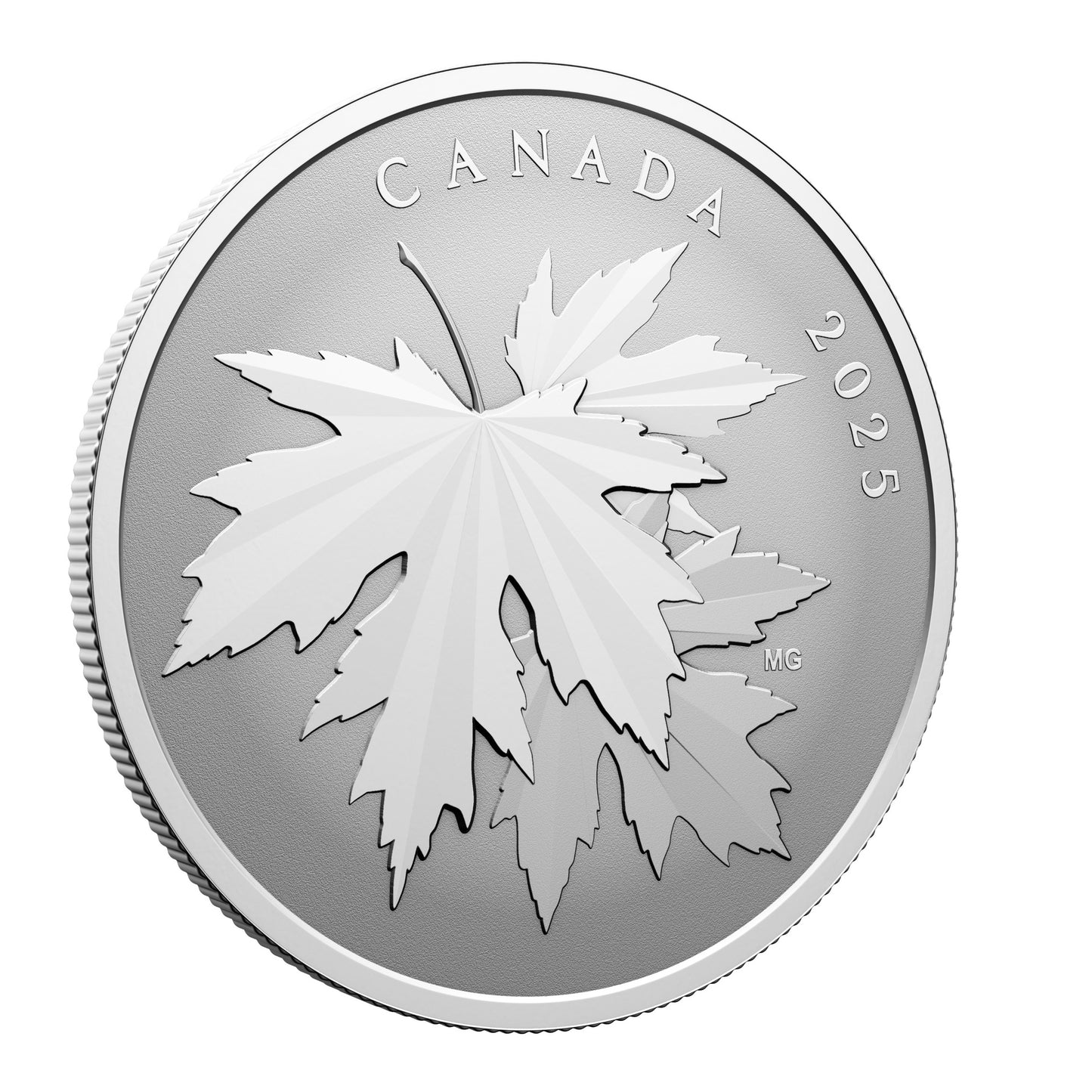 Gleaming Maple Leaves – 1/2 oz. Fine Silver Coin