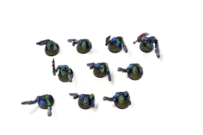 ORKS 10 Orks Boyz #1 WELL PAINTED 40K