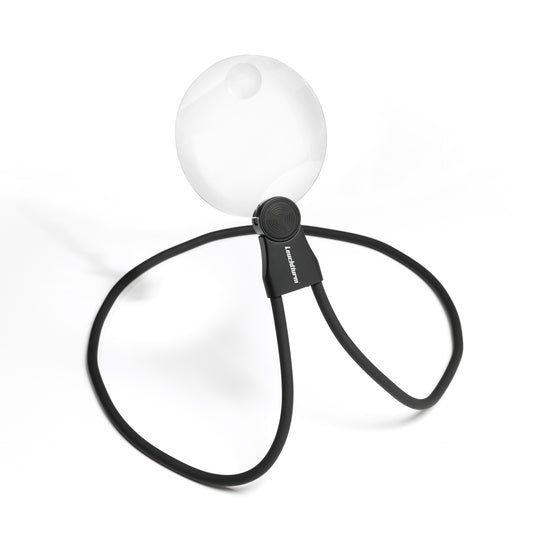 Hands Free Neck Magnifier With 2X And 4X Magnification