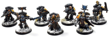 SPACE WOLVES 7 Grey Hunters #1 PRO PAINTED Warhammer 40K
