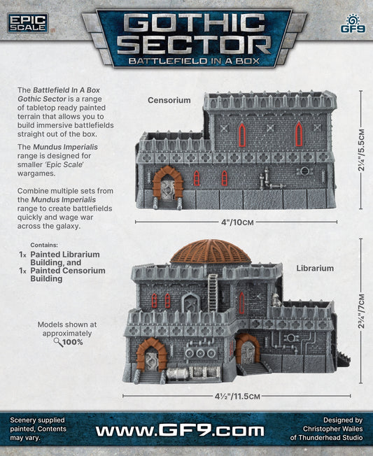 Battlefield In A Box - Mundus Imperialis Librarium & Censorium