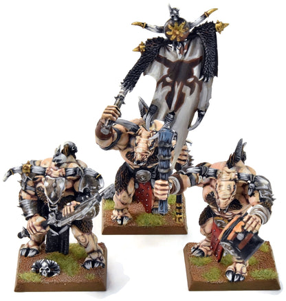 BEASTMEN 3 Minotaur Herd #1 PRO PAINTED Fantasy Minotaurs