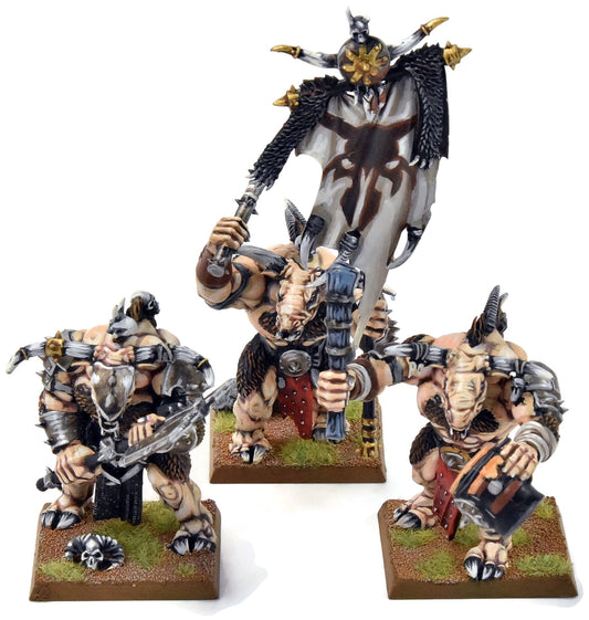 BEASTMEN 3 Minotaur Herd #1 PRO PAINTED Fantasy Minotaurs