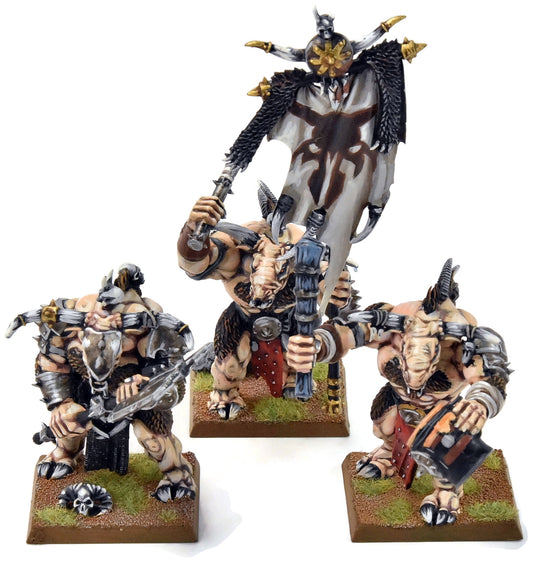 BEASTMEN 3 Minotaur Herd #1 PRO PAINTED Fantasy Minotaurs