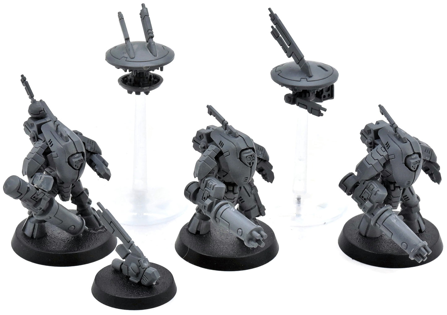 TAU EMPIRE 3 Xv25 Stealth Battlesuits With Drones #1 Warhammer 40K