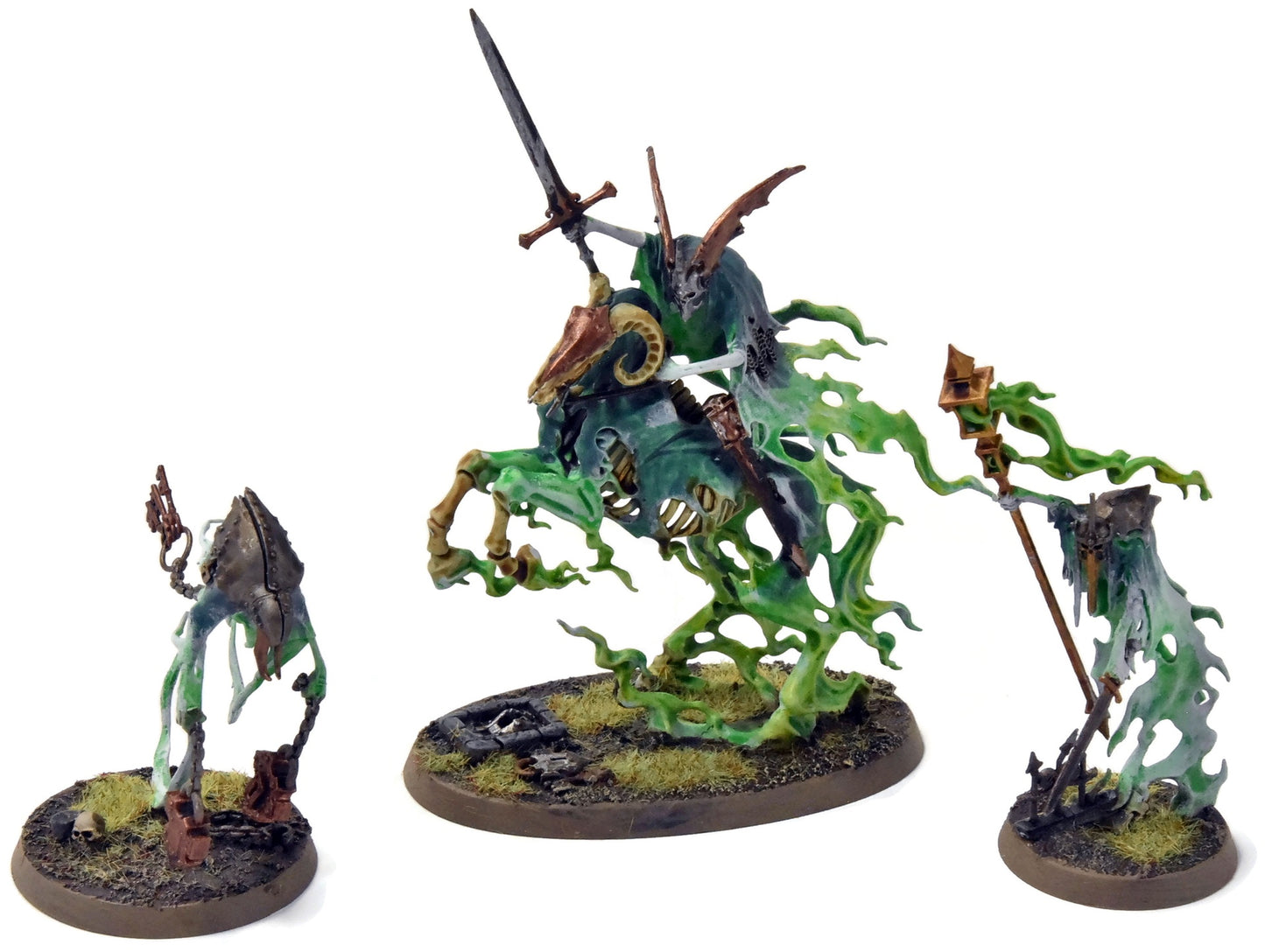 NIGHTHAUNT 3 Ethereal Court #1 WELL PAINTED Warhammer Sigmar