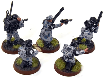 ASTRA MILITARIUM 5 Cadian Command Squad #1 WELL-PAINTED Warhammer 40K