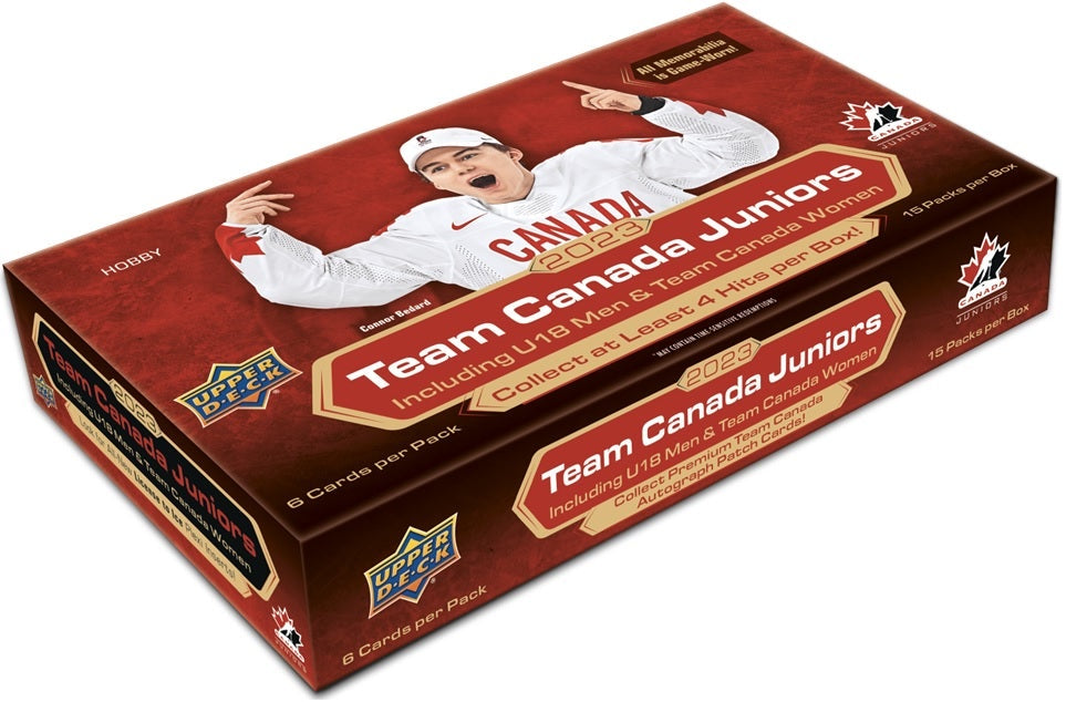 2023 Upper Deck Team Canada Juniors Hockey Box Hobby