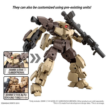 bEXM-29 GARDONOVA [BROWN] 30MM 1/144 Bandai