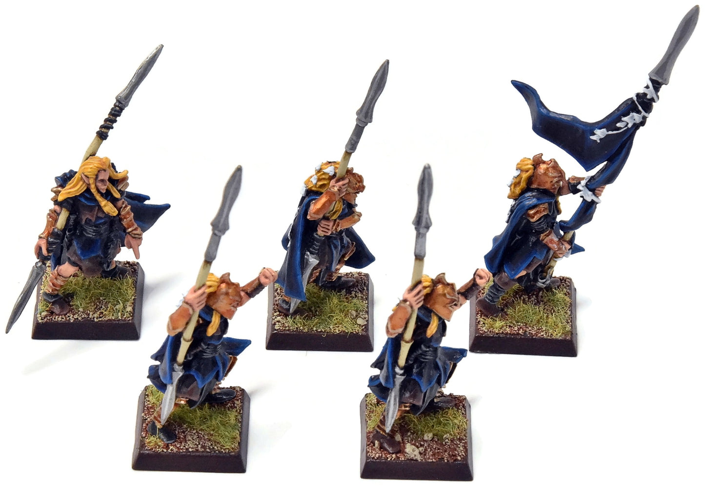 WOOD ELVES 5 Eternal Guards #3 METAL PRO PAINTED Fantasy