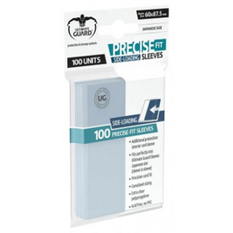 Ultimate Guard Sleeves Precise Fit Small Side- Loading 100Ct