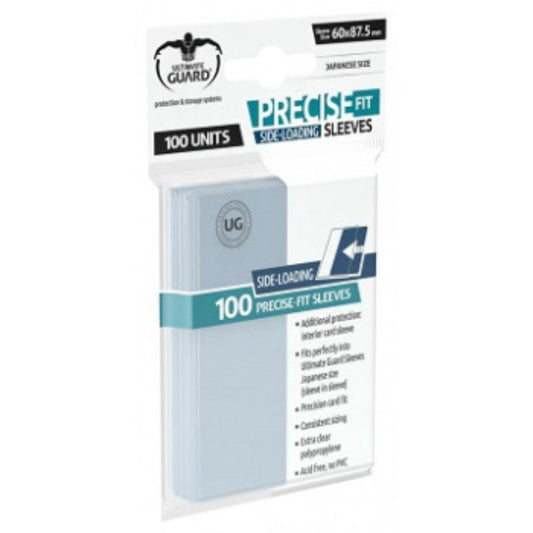 Ultimate Guard Sleeves Precise Fit Small Side- Loading 100Ct