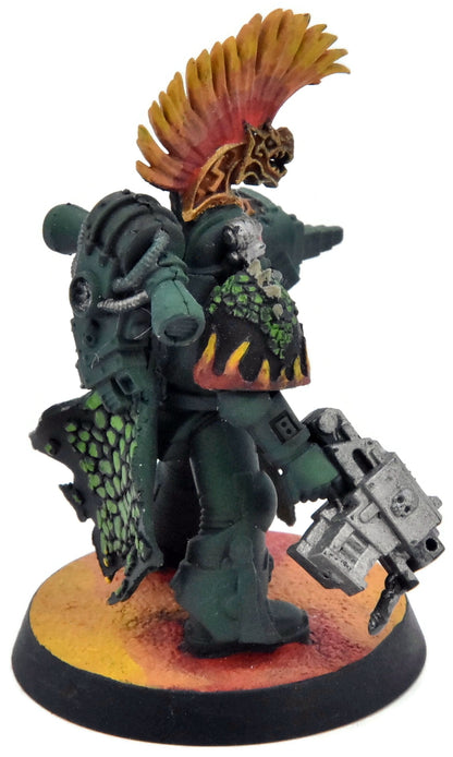 SPACE MARINES Salamander Captain #3 WELL PAINTED Warhammer 40K